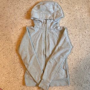 Lulu Lemon Baby Blue Scuba Hoodie Sz 4